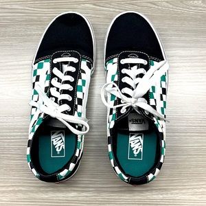 Vans youth low top Old Skool Check shoes
